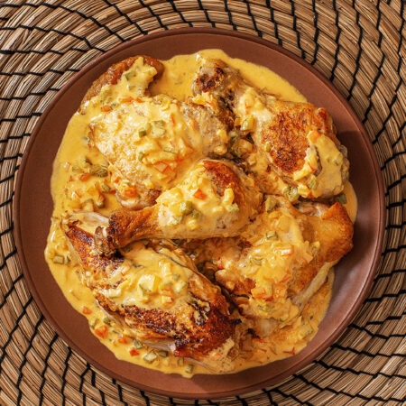 Pollo Guatemalteco en Leche de Coco