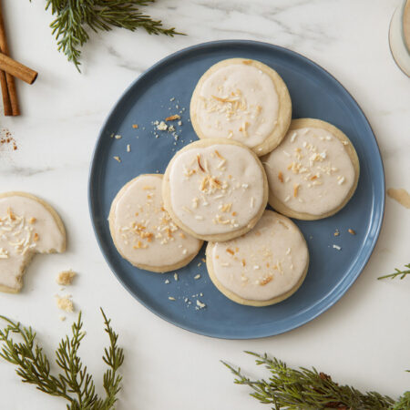 Iced Coquito Cookies
