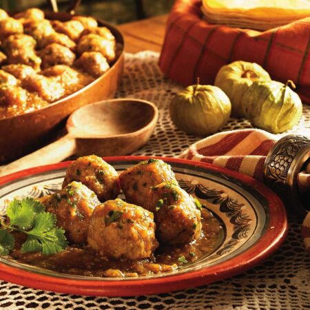 Meatballs with Salsa Verde