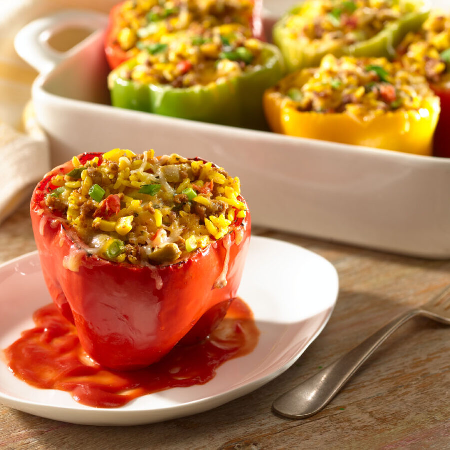 Meatless Stuffed Peppers