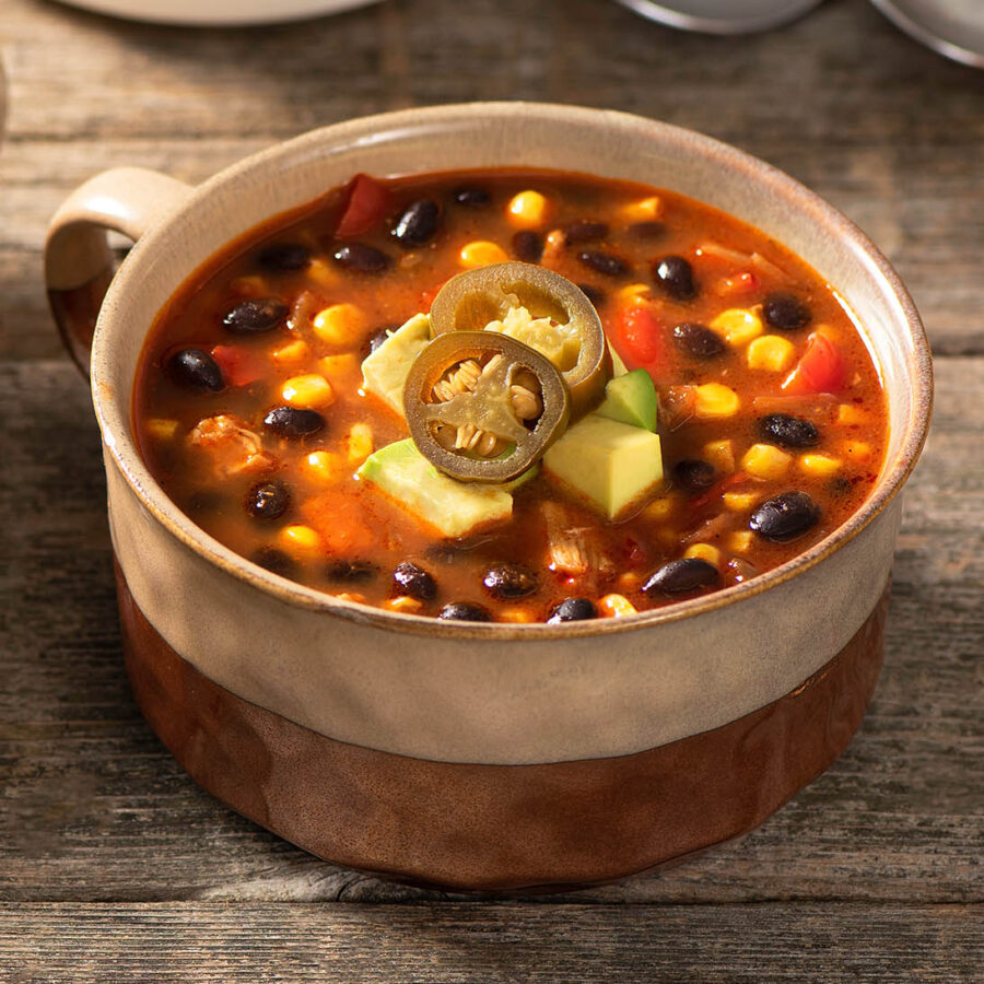 Mexican Chicken Chili with Black Beans