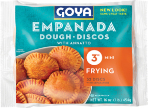 Mini Empanada dough with Annatto for frying