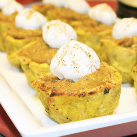 MyPlate Pumpkin Pudding Plantain Cups