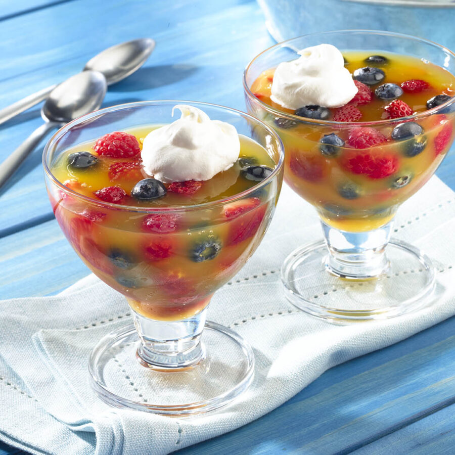 Passion Fruit Gelatin Cups