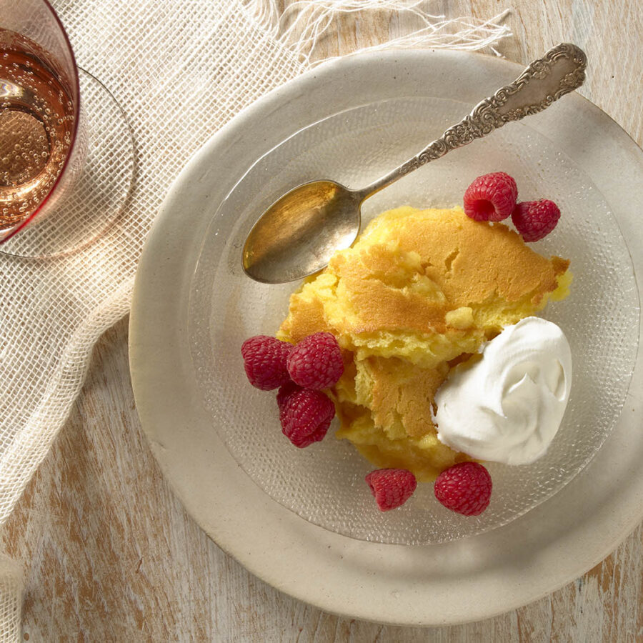 Passion Fruit Pudding Cake