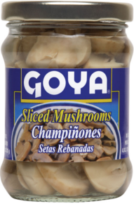 Sliced Mushrooms