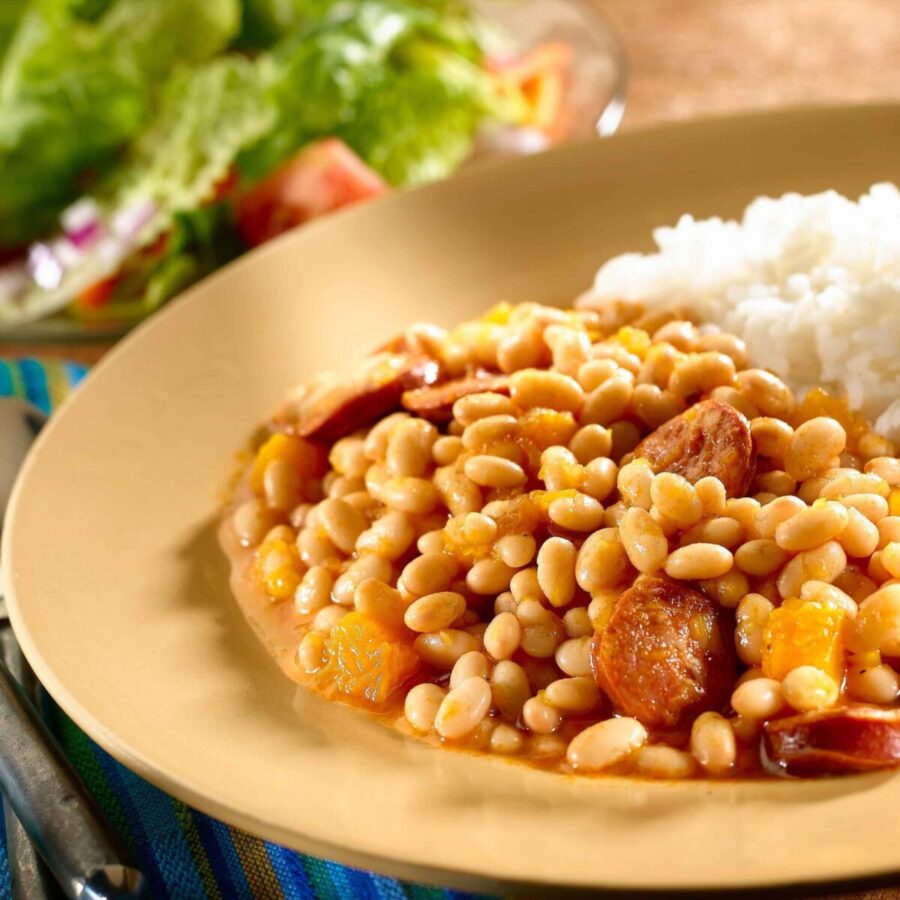 Small White Beans and Rice