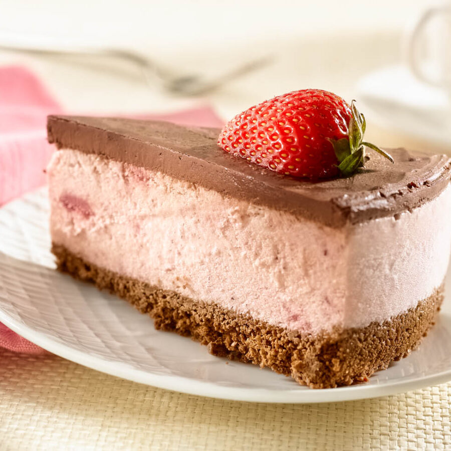 Tarta de Helado de Fresa y Chocolate