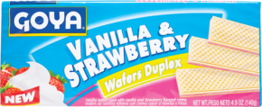 Wafers de Vainilla y Fresa