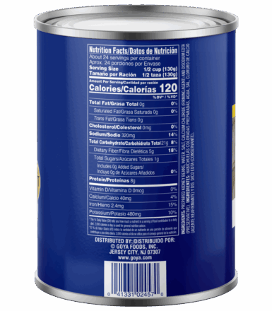 Overflow Red Kidney Beans 110 OZ_Side