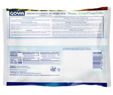 Overflow Crinkle Cut French Fries back