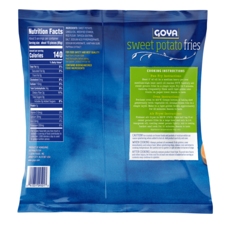 Overflow sweet potato fries back