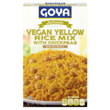 Vegan Yellow Rice Mix with Chickpeas_Straight Angle