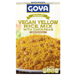Vegan Yellow Rice Mix with Chickpeas_Straight Angle