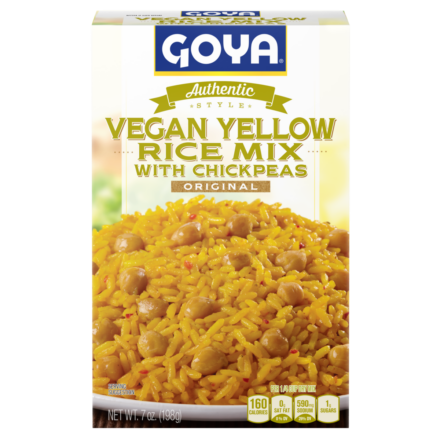 Vegan Yellow Rice with Chick Peas