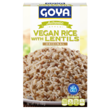 Vegan Yellow Rice Mix with Lentils_Straight Angle