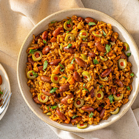 One-Pot Vegan Rice and Beans