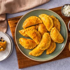 Vegetarian Cheese and Bean Empanadas