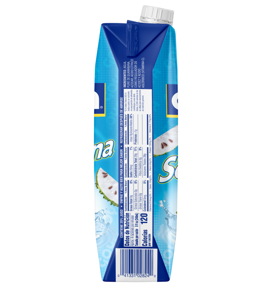 Overflow soursop nectar carton 