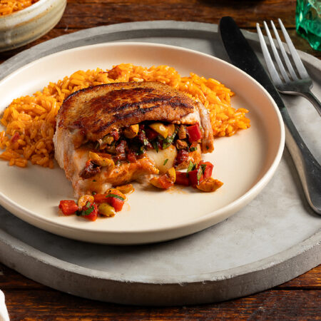 Chuletas de Cerdo Rellenas