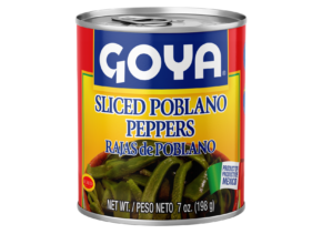 Sliced Poblano Peppers 7 OZ_Front