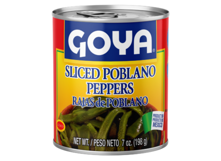 Rajas de Chiles Poblanos