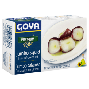 Jumbo Squid in Sunflower Oil
