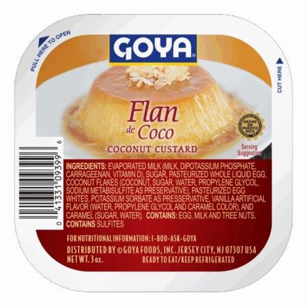 Flan de Coco Coconut Custard_Top