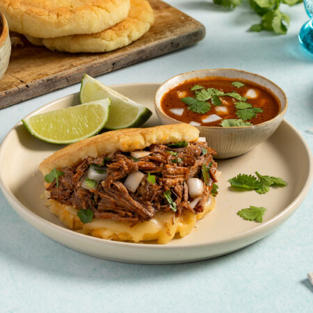 Arepas de Birria