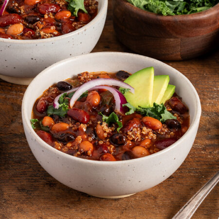Smoky Three-Bean Chili Quinoa