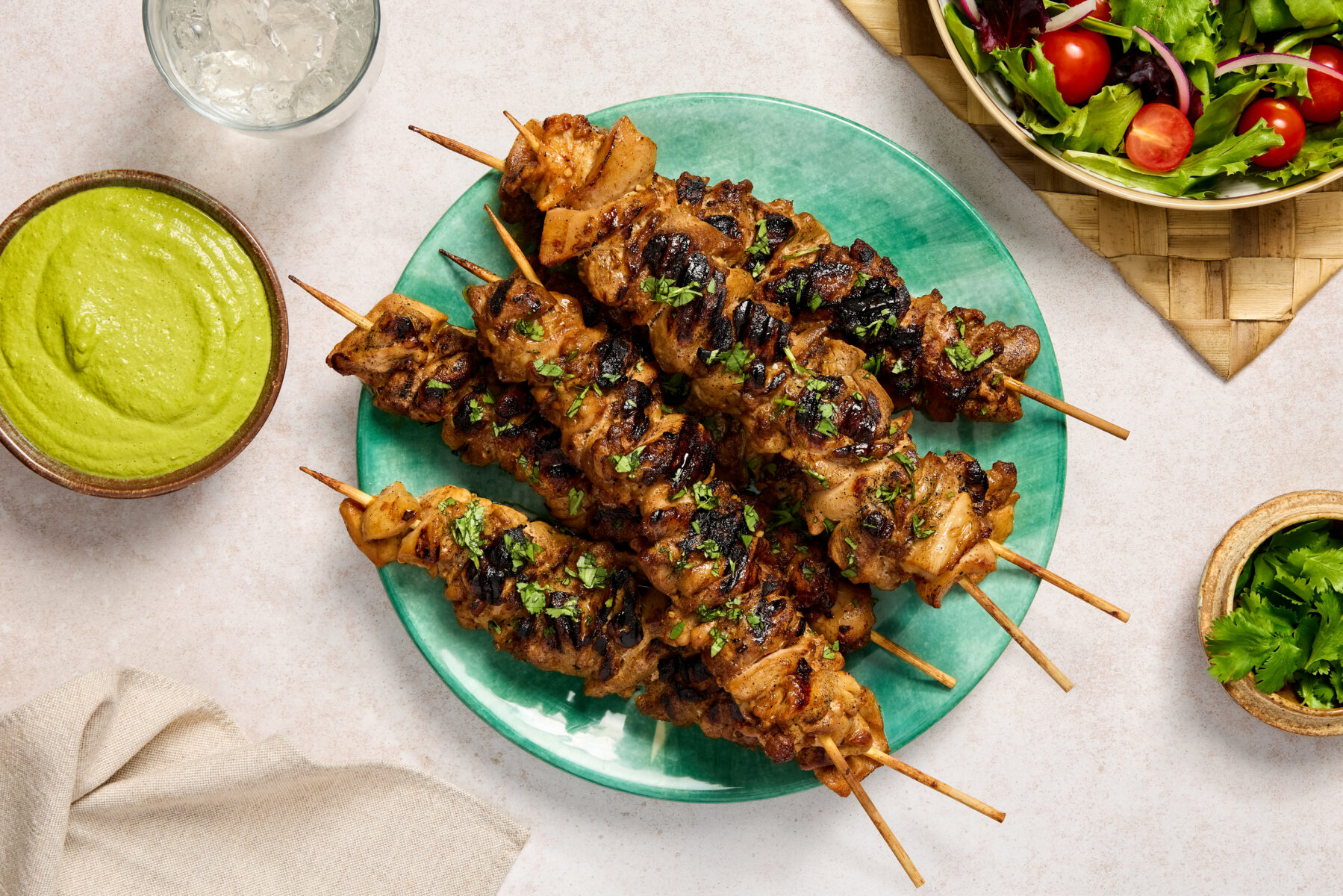 Peruvian-Style Chicken Skewers