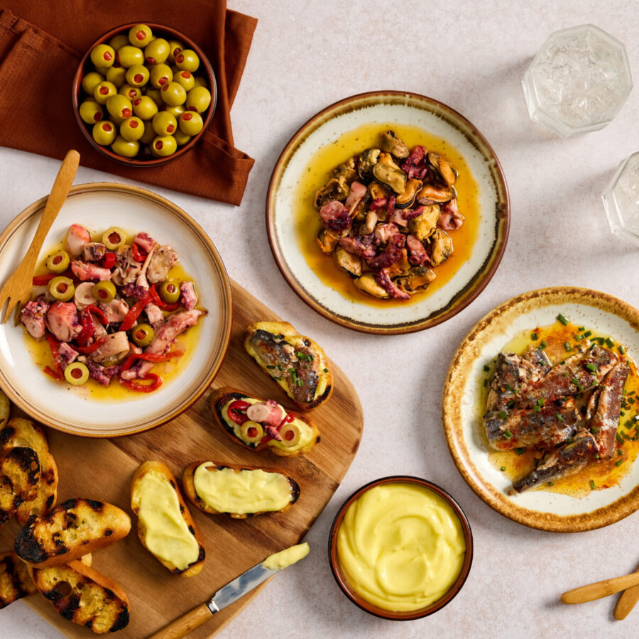 Tapas – Tres Montaditos de Mariscos