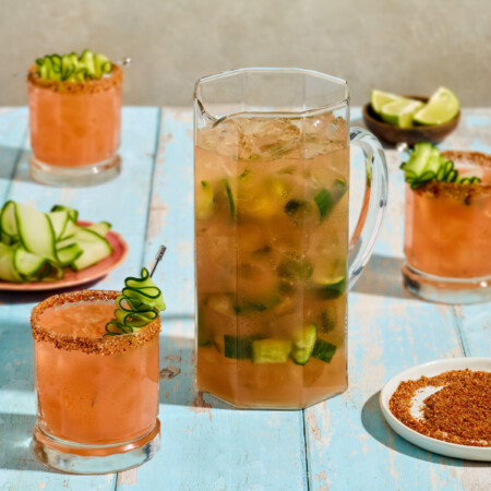 Margaritas Picantes de Guayaba y Pepino