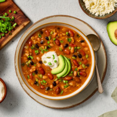 Creamy Pumpkin and Turkey Chili