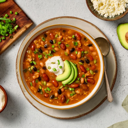 Creamy Pumpkin and Turkey Chili
