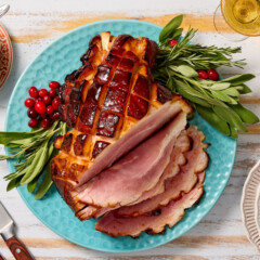 Mango Christmas Glazed Ham