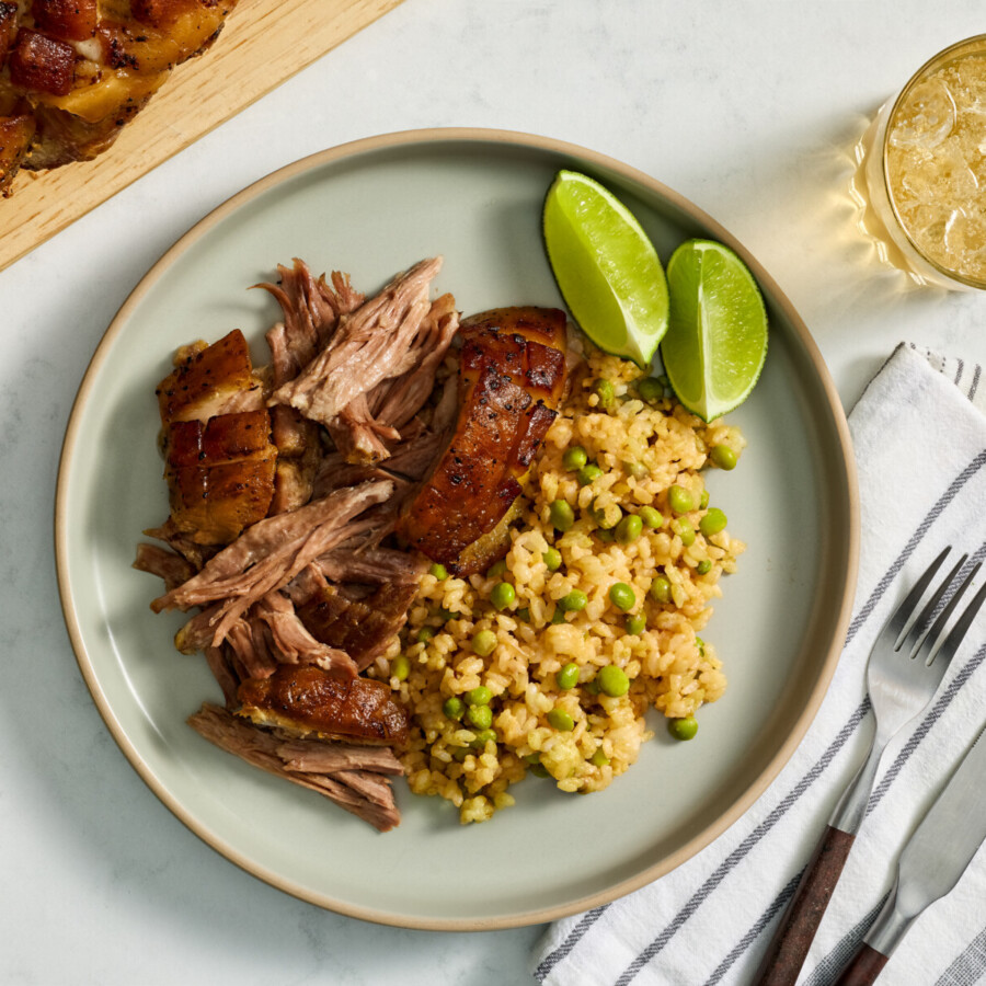 Pernil Asado al Estilo Dominicano