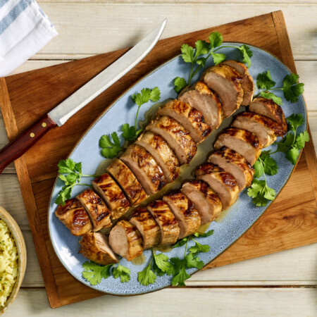 Pineapple-Glazed Pork Tenderloin