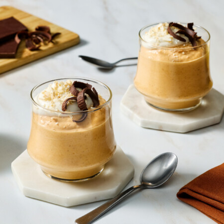 Mousse Fácil de Coco y Calabaza