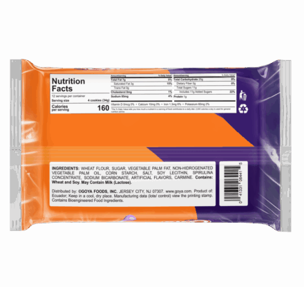 Overflow Carnaval Sandwich Cookies Halloween Spooky Vanilla 403 G_Back