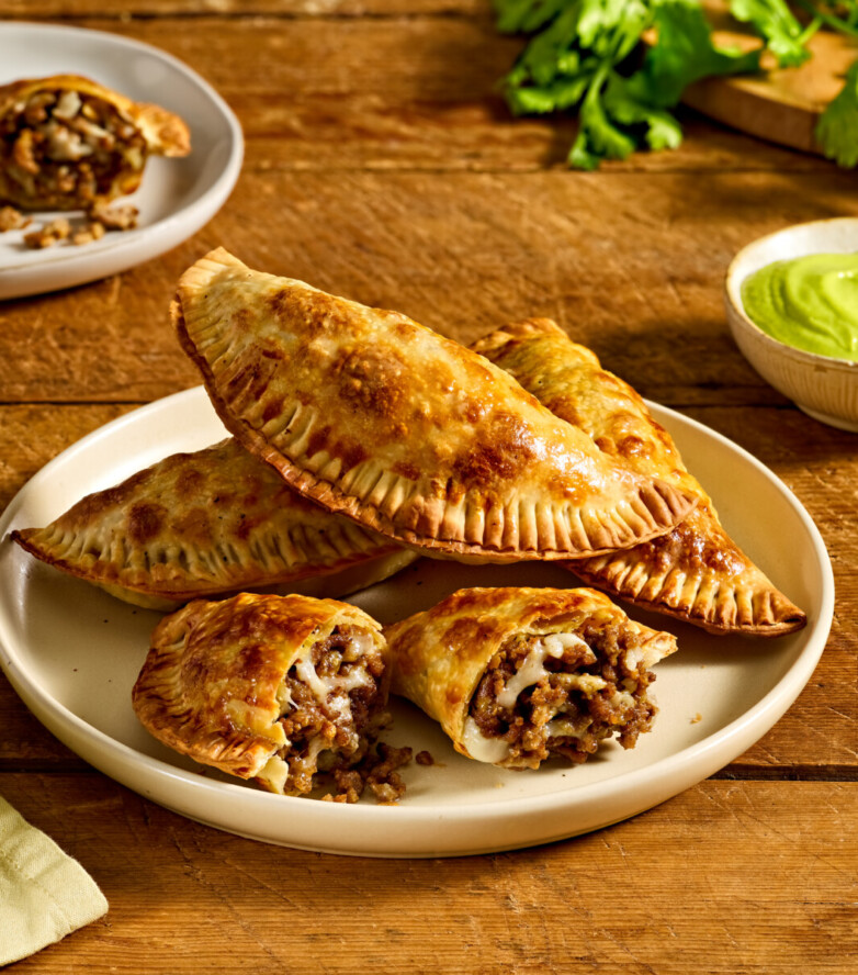 Air-Fryer Crispy Cheesy Beef Empanadas