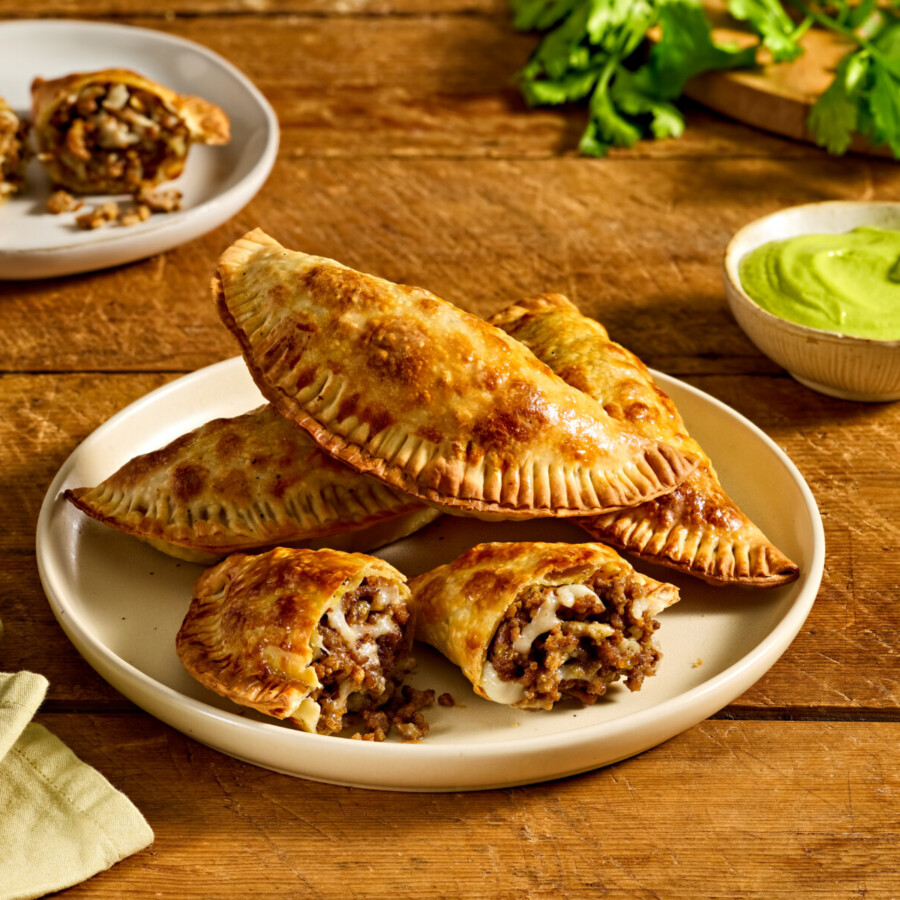 Air-Fryer Crispy Cheesy Beef Empanadas