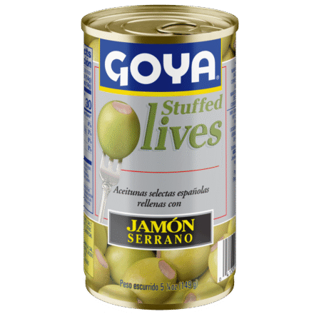 Overflow Olives Stuffed with Serrano Ham