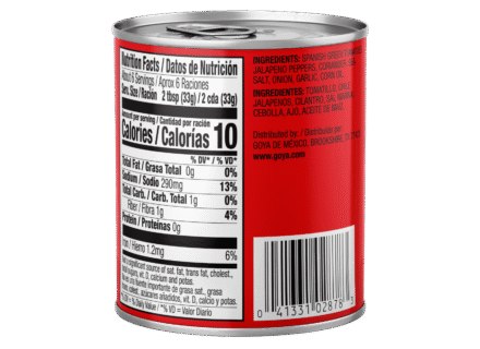 Overflow 2878_Mexican Salsa Verde 7 OZ_Back