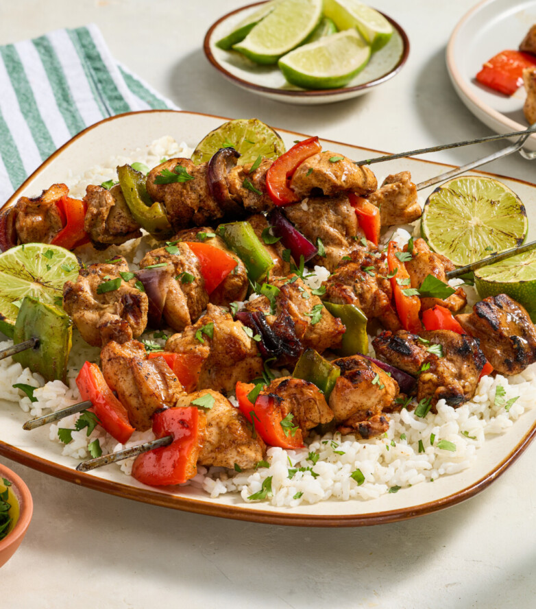 Grilled Chipotle Chicken Kebabs
