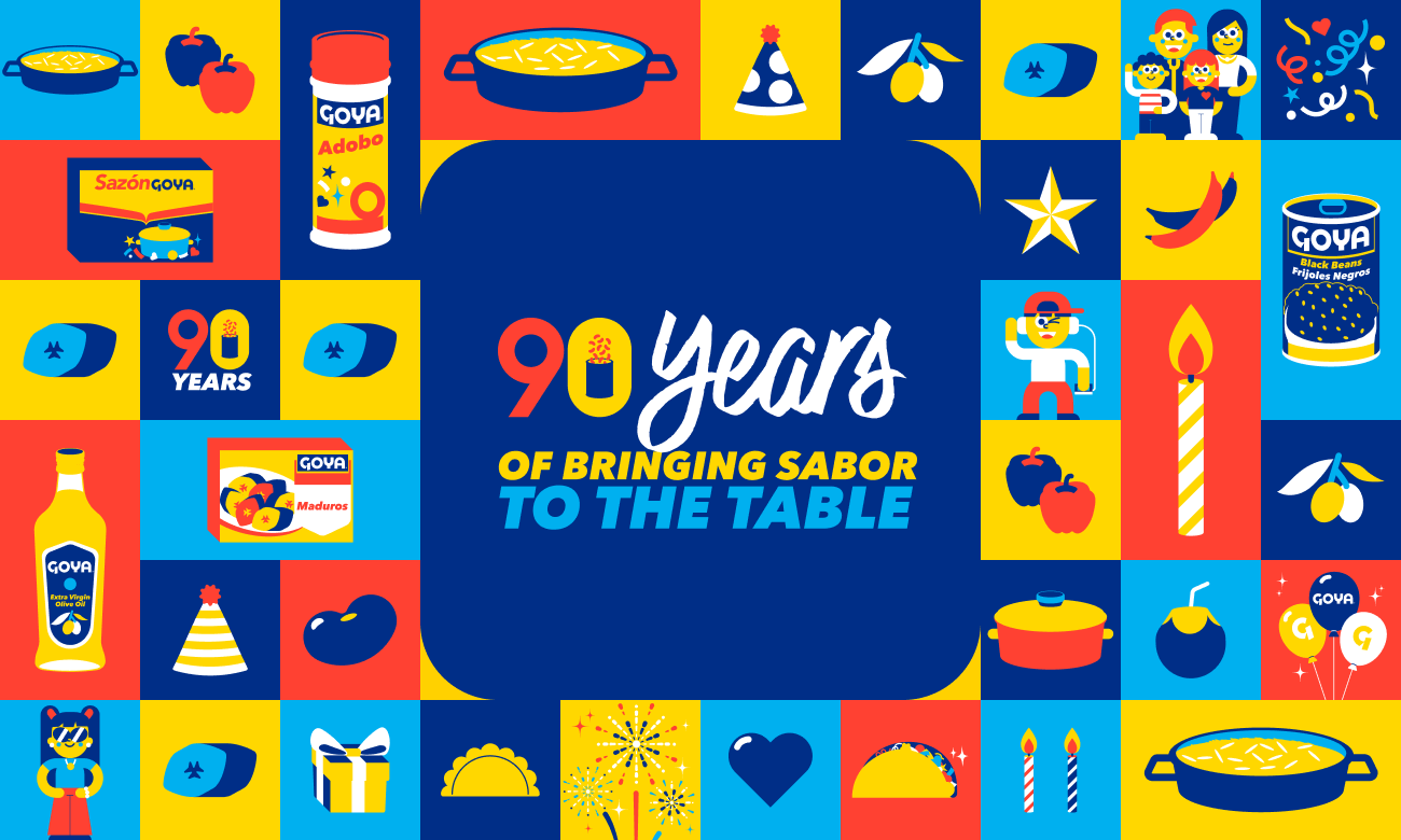 90 Years Square Logo