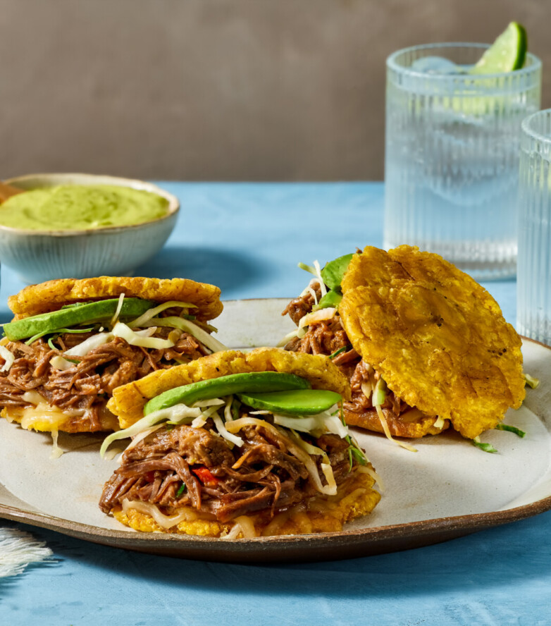 Venezuelan Patacones Sandwich
