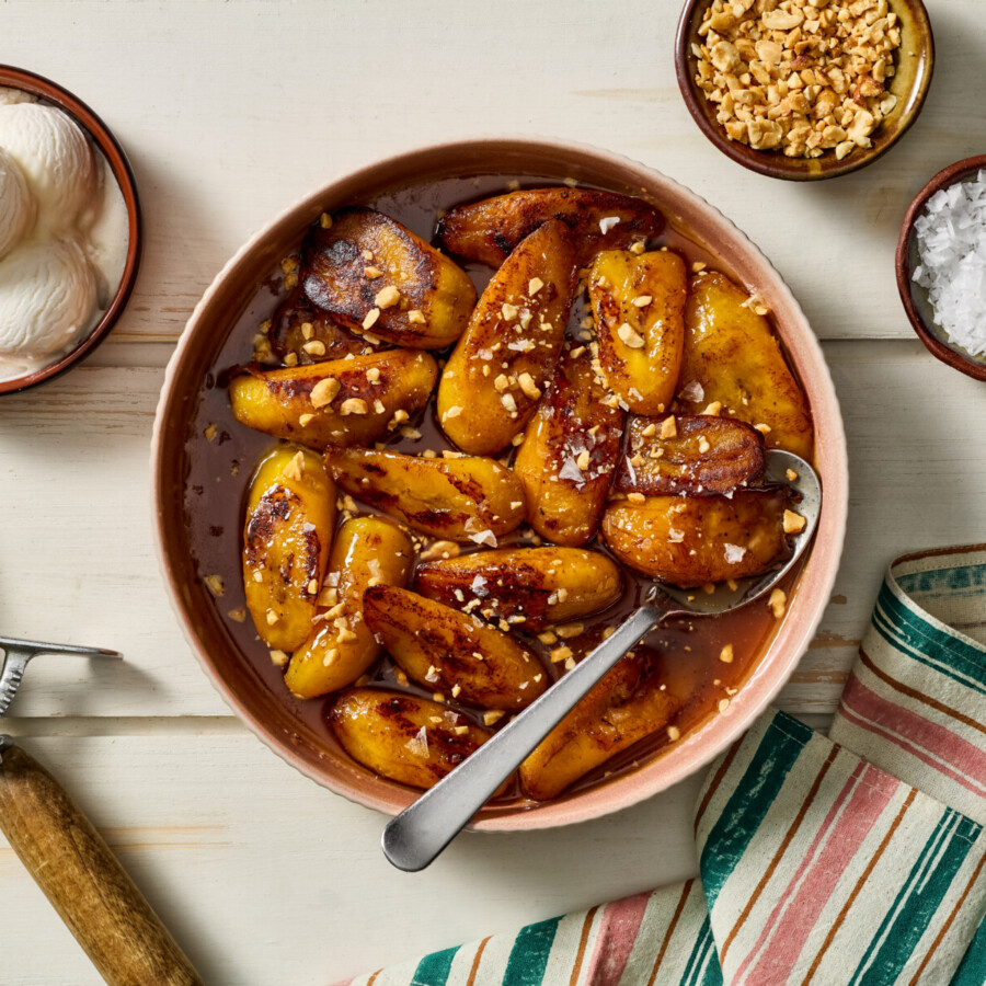 Authentic Panamanian Caramelized Plantains