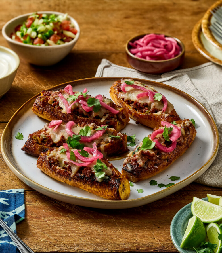 Honduran Stuffed Plantains