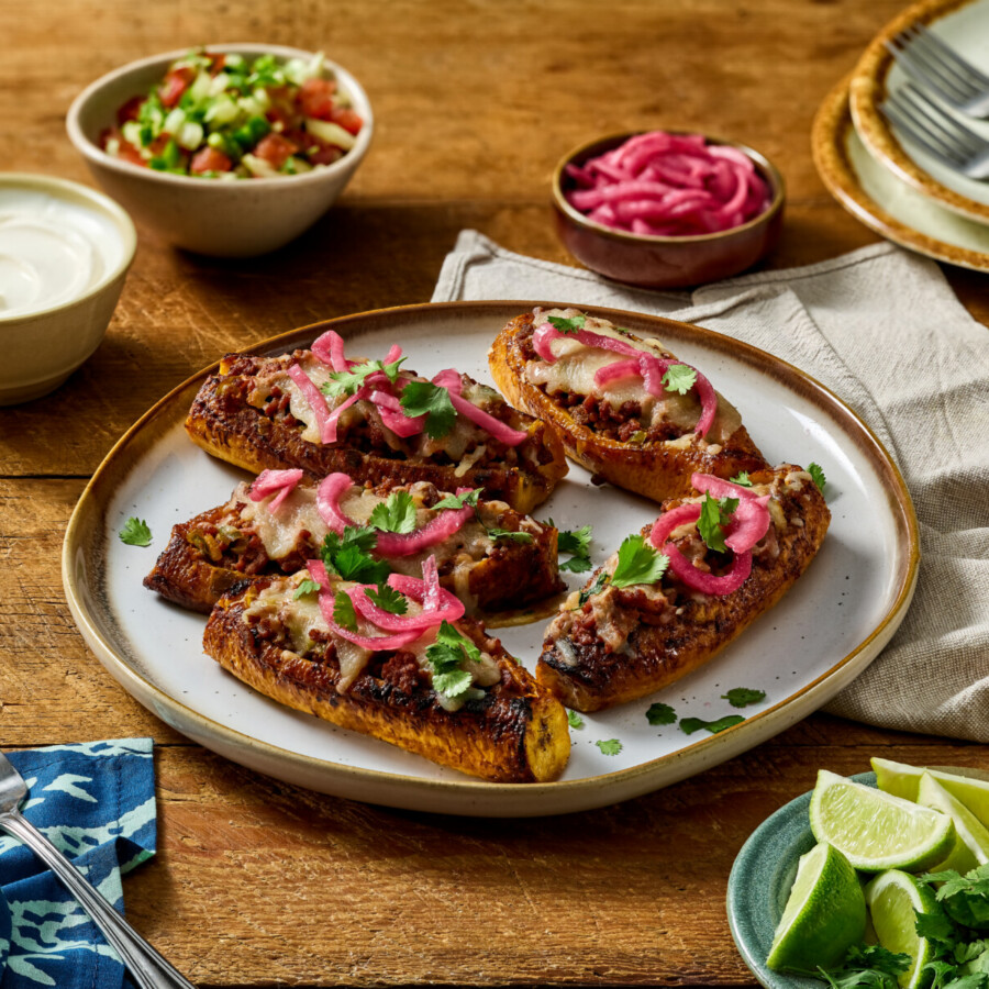 Honduran Stuffed Plantains